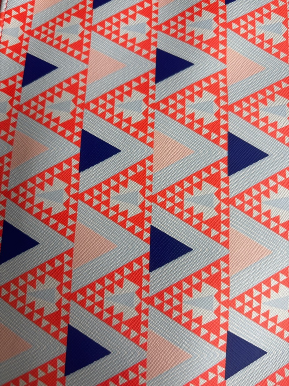 Stella & Dot Geometric Print Neon Clutch Bag - Picture 7 of 9